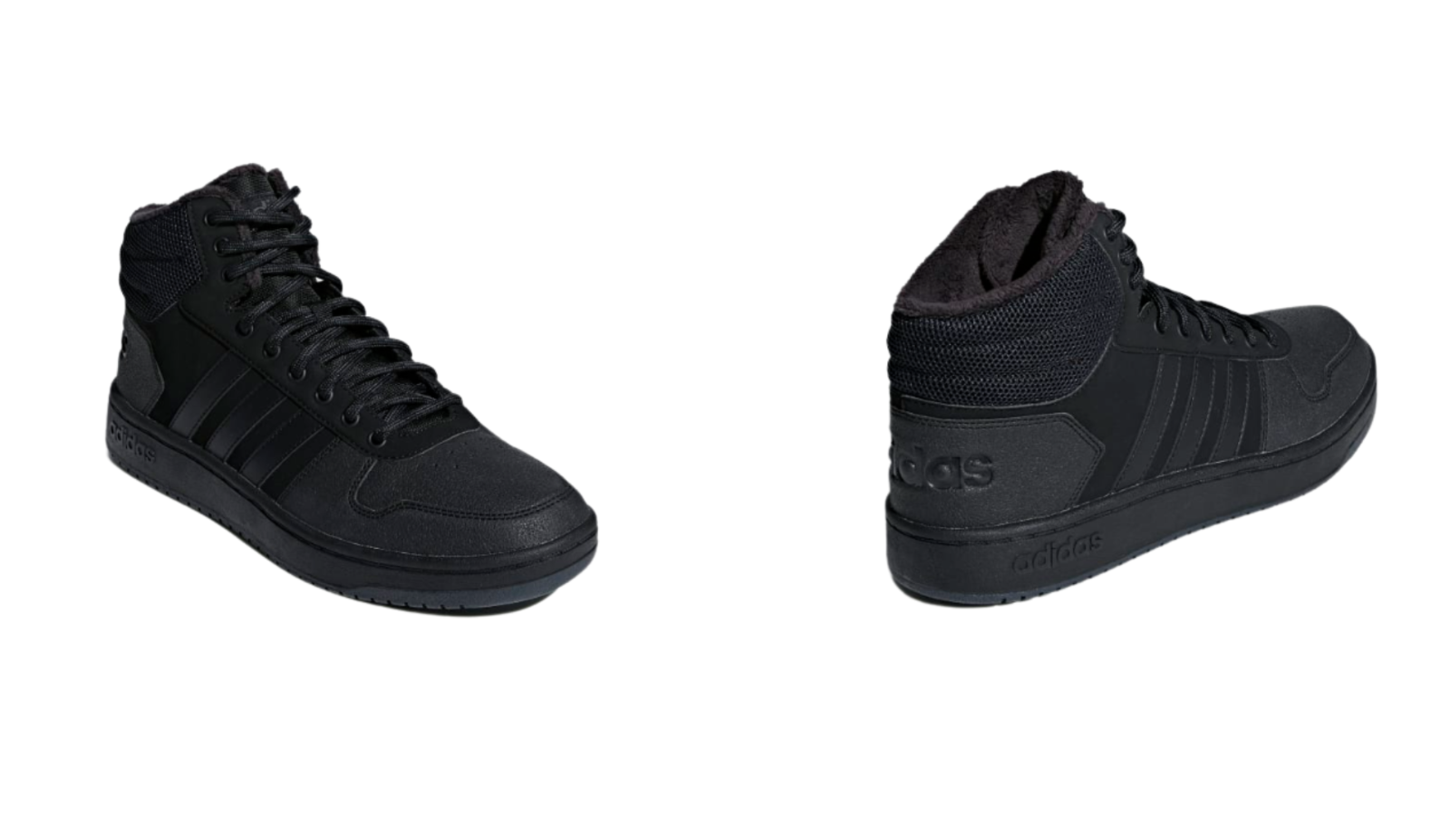 adidas Hoops 2 Mid Boots Mens BLACK B44621 Peach Sport UK Ltd